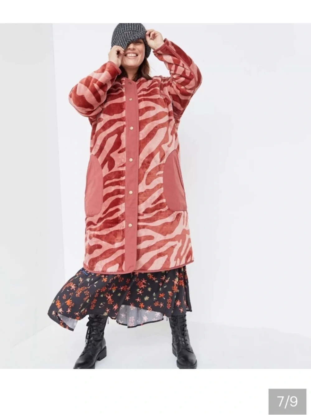 Anthropologie Margot Reversible Sherpa Coat
$200 spring cozy casual boho summer - Picture 2 of 15